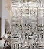 Static Mikazuki (Set Of 10) Silver Colour Acrylic Hanging Room Divider