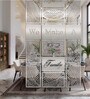 Static Silver Colour Acrylic Hanging Room Divider