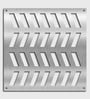 Static Mikazuki (Set Of 10) Silver Colour Acrylic Hanging Room Divider