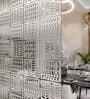Static Mikazuki (Set Of 10) Silver Colour Acrylic Hanging Room Divider