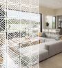 Static Royal (Set Of 10) White Colour Acrylic Hanging Room Divider