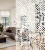Static Dynamic (Set Of 10) White Colour Acrylic Hanging Room Divider