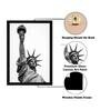 Statue of Liberty Framed Canvas Art Print