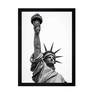 Statue of Liberty Framed Canvas Art Print