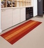Orange Nylon 22 x 55 Inches Machine Made Floor Runner