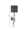 Stayton Metal Wall Mounted Uplight Sconce (Silver)