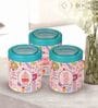 STC 750Ml Pink Plastic (Set of 3) Airtight Container