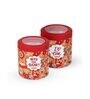 STC 750Ml Red Plastic (Set of 2) Airtight Container