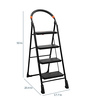 Steel 4.1 feet Heavy Folding Step Ladder