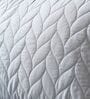 Steel Blue 100% Cotton 300TC Solid Set of 2 Pillow Covers (Quilted)