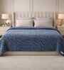 Steel Blue Solid Microfiber Ultra Soft 300GSM Double Bed Quilt