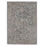 Blue Persian Viscose 8 ft x 10 ft Hand Tufted Carpet