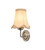 Steel Cotton Wall Mounted Light with Off-White Shade