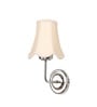 Steel Cotton Wall Mounted Light with Off-White Shade
