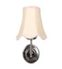 Steel Cotton Wall Mounted Light with Off-White Shade