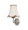 Steel Cotton Wall Mounted Light with Off-White Shade