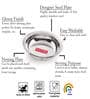 Steel Dahi wada Mixing Bowl Set of 4 19 cm X 4.5 cm 600 ml