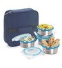 Stainless Steel & Plastic 300Ml Tiffin Bag