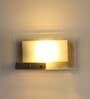 Kwan Metal Flush Mount Wall Light (Silver)