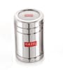 Silver 1.4 Ltr Food Grade Stainless Steel (Set of 6) Sugar Storage Container With Transparent Lid
