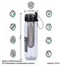 Steelo Black 750 ML Sante Infuser Water Bottle