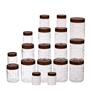 Steelo 18-piece Solitare PET Containers Set Maroon