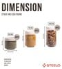 (Pack of 6) Stack & Lock Round Containers