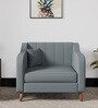 Stella 1 seater sofa in Rich Grey  colour