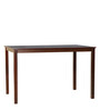 Stella 4 Seater Dining Table in Dark Walnut Colour