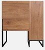 Stella Hutch Desk in Knottywood Finish