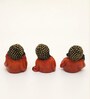 Stella Monk Set of 3 in Orange Color