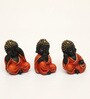 Stella Monk Set of 3 in Orange Color