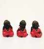 Stella Monk Set of 3 in Red Color