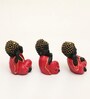 Stella Monk Set of 3 in Red Color
