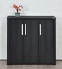 Stella Shoe Cabinet in Light Charcoal Grey Colour