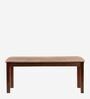 Stella Solid Wood Bench in Dark Walnut Finish