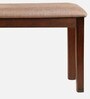 Stella Solid Wood Bench in Dark Walnut Finish