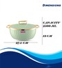 Stellar  Green Plastic & Steel 2.5Ltr Insulated Thermoware Casserole