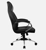 Stellar Leatherette Executive Chair in Black Colour
