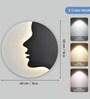 StellarFace Round LED Wall Lamp | Artistic Face Design | Modern Decorative Light