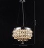 Silver Crystal Chandelier