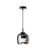 Stello Contemporary Smoke Glass Pendant Light