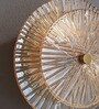 Stello Crystal Sunburst Wall Light   Single Radiant Disc