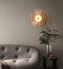 Stello Crystal Sunburst Wall Light   Single Radiant Disc