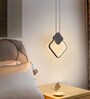 Stello GeoGlow Pendant Light   Modern Black Frame with Integrated LED