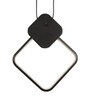 Stello GeoGlow Pendant Light   Modern Black Frame with Integrated LED