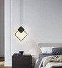 Stello GeoGlow Pendant Light   Modern Black Frame with Integrated LED