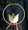Stello Golden Bird Ring Pendant Light