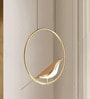 Stello Golden Bird Ring Pendant Light