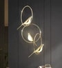 Stello Golden Bird Ring Pendant Light